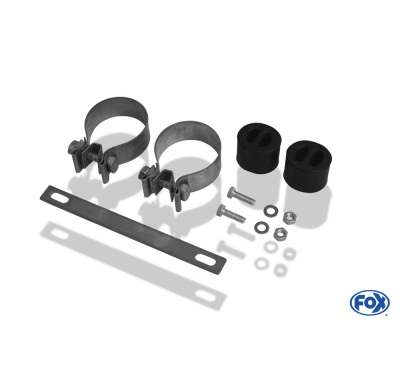 Escape FOX Chrysler 300C 5,7l escape final duplex double pipe - 2x80 17 duplex