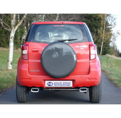 Escape FOX Daihatsu Terios J2 4x4 escape final salida duplex - 135x80 53 duplex