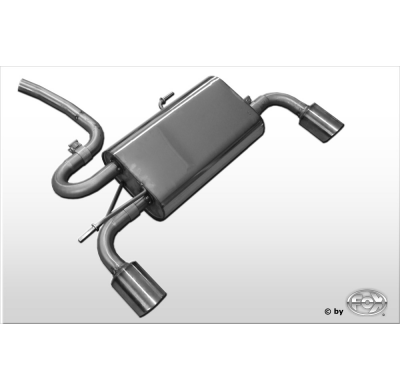 Escape FOX Dacia Duster 4x4 escape final cross salida duplex - 1x80 16 duplex