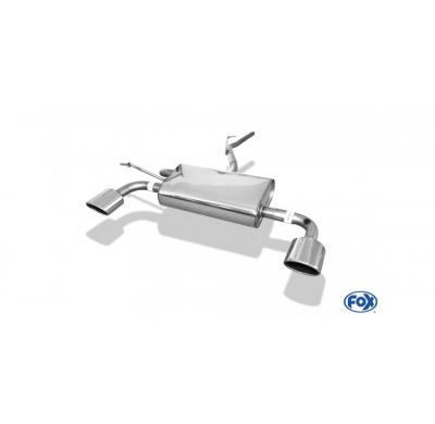 Escape FOX Dacia Duster 4x4 reestyling escape final cross salida duplex - sin colas de escapes