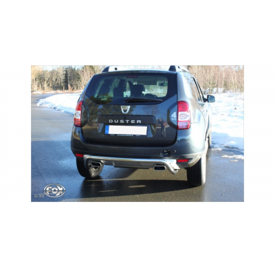 Escape FOX Dacia Duster 4x4 reestyling escape final cross salida duplex - sin colas de escapes