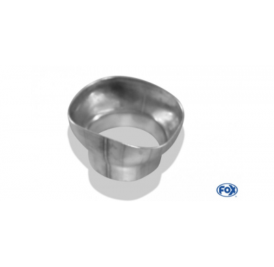 plate for tail pipe angular 110x110 with hole Ø63mm