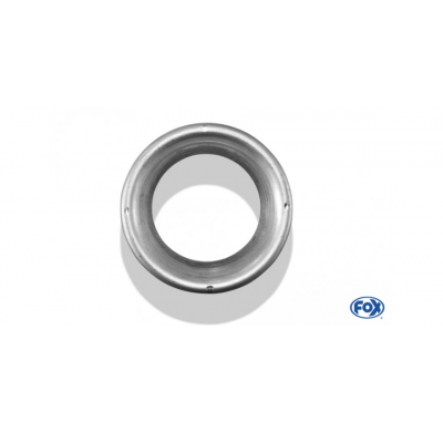 plate for tail pipe round &#216;76mm - hole: 45mm