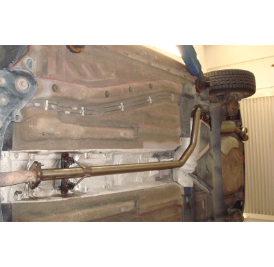 Escape FOX Fiat Bravo 198 tubo conexion escape final/ catalizador