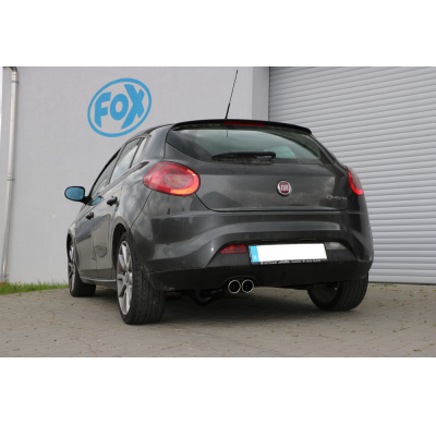 Escape FOX Fiat Bravo 198 for models with paragolpes cut escape final - 2x80 16