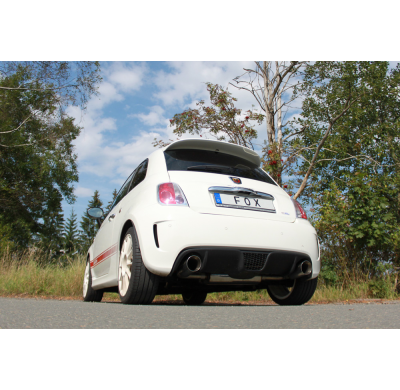 Escape FOX Fiat 500 Abarth escape final cross exit left right - 1x100 25 duplex