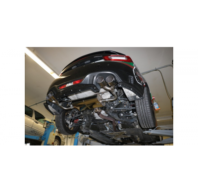 Fiat 124 Spider Abarth- Escape trasero FOX cruzado - salida derecha / izquierda - 2x106x71 tipo 32 derecha / izquierda