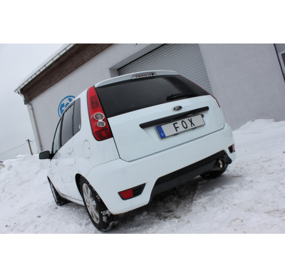 Escape FOX Ford Fiesta V - diesel escape final incl. tubo conexion to the catalizador - 1x90 16