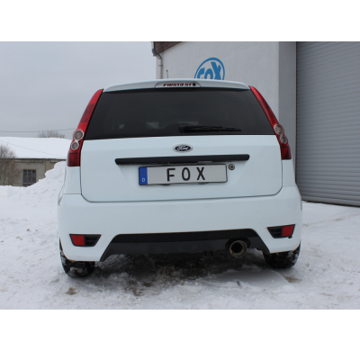 Escape FOX Ford Fiesta V - diesel escape final incl. tubo conexion to the catalizador - 1x90 16
