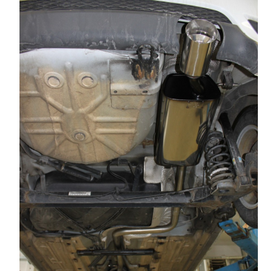 Escape FOX Ford Fiesta V - diesel escape final incl. tubo conexion to the catalizador - 1x90 16