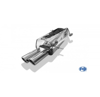 Fiesta VII / Fiesta VII Sport - 1.2l 1.4l D 1.6l D Escape trasero FOX - 2x70 tipo 16