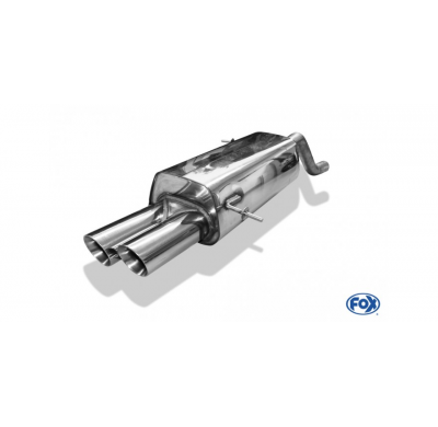 Fiesta VII / Fiesta VII Sport - 1.2l 1.4l D 1.6l D Escape trasero FOX - 2x80 tipo 25