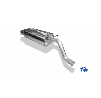 Fiesta VII / Fiesta VII Sport - 1.2l 1.4l D 1.6l D Escape trasero FOX - 2x80 tipo 25