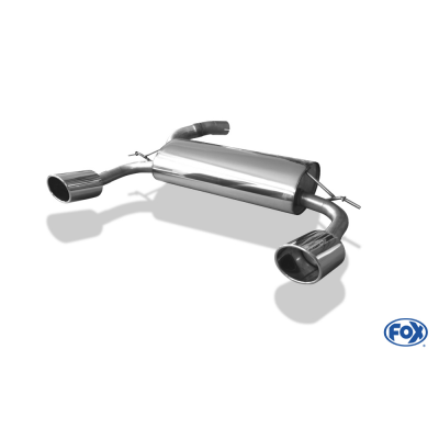 Escape FOX Ford Focus II RS escape final duplex - 129x106 32 duplex