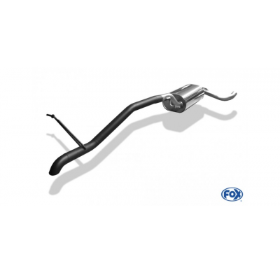 Escape FOX Ford Focus II Tunier escape final - 1x55 26 Diesel-look (black painted)