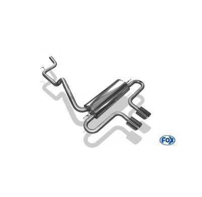 Escape FOX Ford Focus III ST Turnier Diesel escape final salida duplex - 2x115x85 32 centered