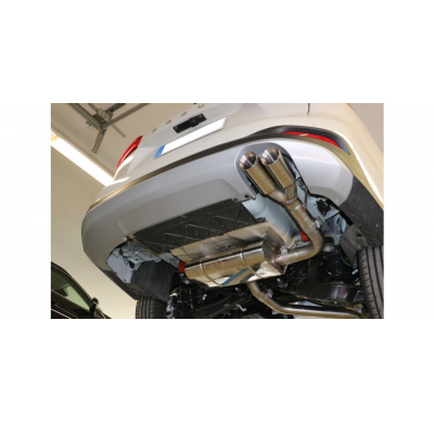 FOX Escape trasero salida derecha - 2x80 tipo 25 Torneo / camioneta Ford Focus IV Año:Desde 2018 1,5l 111/134kW