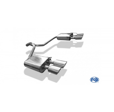 Escape FOX Ford Mondeo IV Turnier (station wagon) - 2,5l escape final duplex - 2x106x71 33 duplex