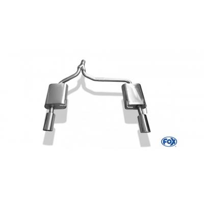 Escape trasero FOX del torneo Ford Mondeo IV derecho / izquierdo - 1x100 tipo 16 derecho / izquierdo