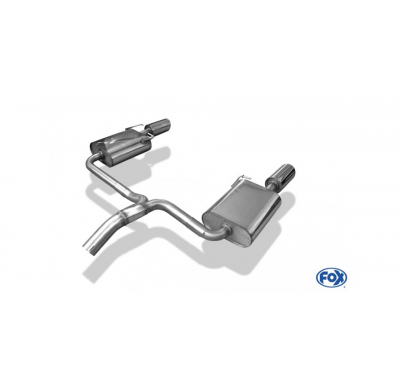 Escape trasero FOX del torneo Ford Mondeo IV derecho / izquierdo - 1x100 tipo 16 derecho / izquierdo