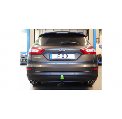 FOX Escape trasero salida cruzada derecha / izquierda - 2x76 tipo 16 Mondeo V hatchback / torneo / notchback Año: 1,5l 118kW