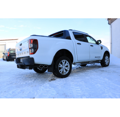 Escape FOX Ford Ranger from 10/2016 - Double Cap Escape Final exit laterally rechts on the vehicle - 2x115x85 38 left