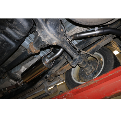 Escape FOX Ford Ranger from 2010 - Double Cap escape final exit laterally rechts on the vehicle - 2x115x85 38 left