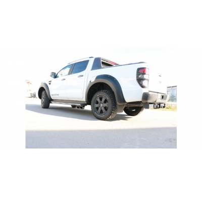 FOX Tubo lateral del Escape, salida derecha e izquierda en el vehículo - 2x115x85 tipo 38 Ford Ranger del 09/2015 4x4 - Wildtrak