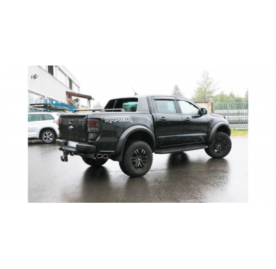 Escape deportivo Ford Raptor salida lateral derecha del vehículo - 2x115x85 tipo 38 izquierda