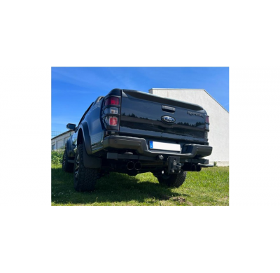 Ford Raptor - Silenciador doppelkabine final salida derecha/izquierda - 2x100 tipo 25 izquierda/derecha negro