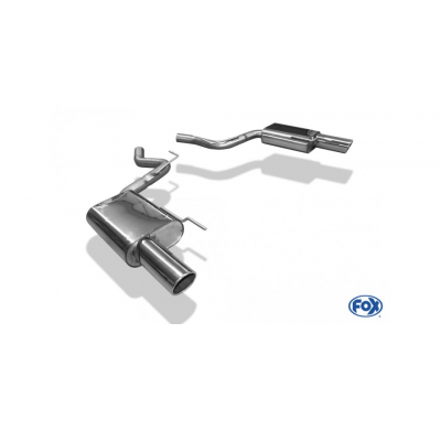 Escape FOX Ford Mustang GT Coupe & Cabrio escape final duplex - 1x100 25 duplex