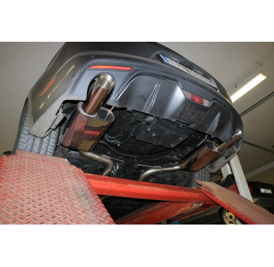 Escape FOX Ford Mustang GT Coupe & Cabrio escape final duplex - 1x100 25 duplex