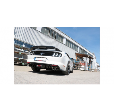 Ford Mustang VI Coupé y Cabrio - 4/6/8 - Escape deportivo Zylinder derecho/izquierdo sin válvula de escape - 2x100 tipo 25 derec