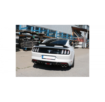 Ford Mustang VI Coupé y Cabrio - 4/6/8 - Escape deportivo Zylinder derecho/izquierdo sin válvula de escape - 2x100 tipo 25 derec