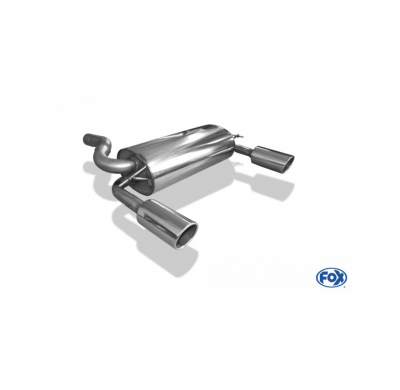 Escape FOX Ford Kuga II - 4x4 escape final salida duplex - 1x100 17 duplex