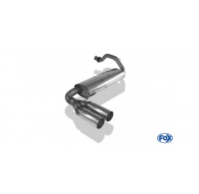 Escape FOX Honda Civic III/ CRX II escape final cross - 2x90 10