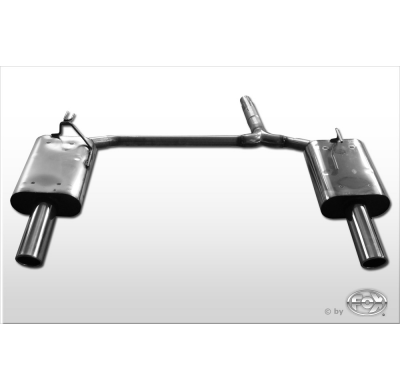 Escape FOX Honda Accord VIII CM1 Tourer escape final salida duplex - 1x100 16 duplex