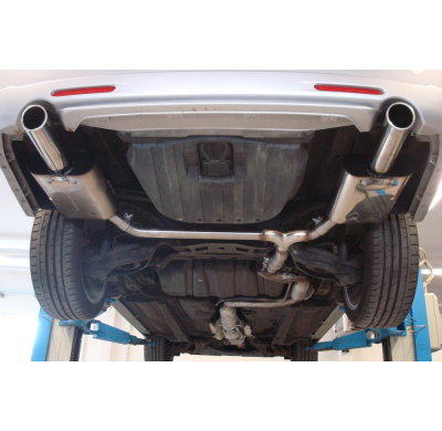 Escape FOX Honda Accord VIII CM1 Tourer escape final salida duplex - 1x100 16 duplex