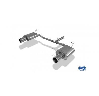 Escape FOX Honda Accord IX CU2 sedan & Tourer escape final duplex - 1x100 12 duplex