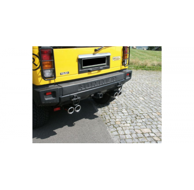 Escape FOX Hummer H2 half system desde el catalizador exit dch/izq - 2x100 25 dch/izq