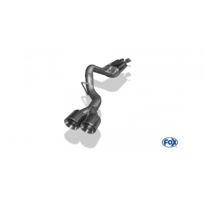 Escape FOX Hummer H2 half system desde el catalizador - 2x100 25