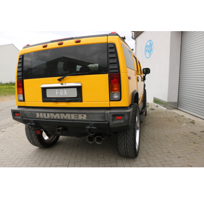 Escape FOX Hummer H2 half system desde el catalizador - 2x114 25