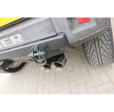 Escape FOX Hummer H2 half system desde el catalizador - 2x114 25