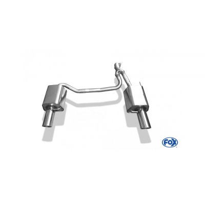 Escape FOX Hyundai Coupe GK - 2,7l V6 escape final duplex - 1x100 17 duplex