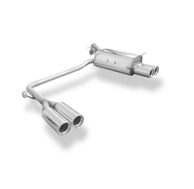 Escape FOX Hyundai Getz - 3/5 doors escape final salida duplex - 2x80 13 duplex