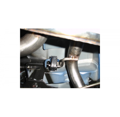 Escape FOX Hyundai Getz - 3/5 doors escape final salida duplex - 1x90 13 duplex