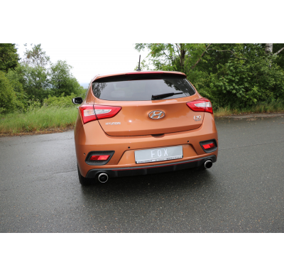 Escape FOX Hyundai i30 Turbo - CW escape final salida duplex - 1x100 27 duplex