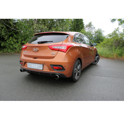 Escape FOX Hyundai i30 Turbo - CW escape final salida duplex - 1x100 27 duplex