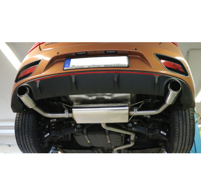 Escape FOX Hyundai i30 Turbo - CW escape final salida duplex - 1x100 27 duplex