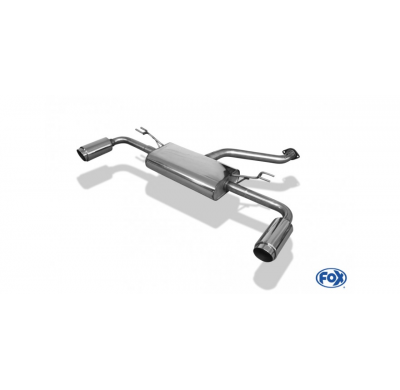 Escape FOX Hyundai i30 Turbo - CW escape final salida duplex - 1x100 27 duplex